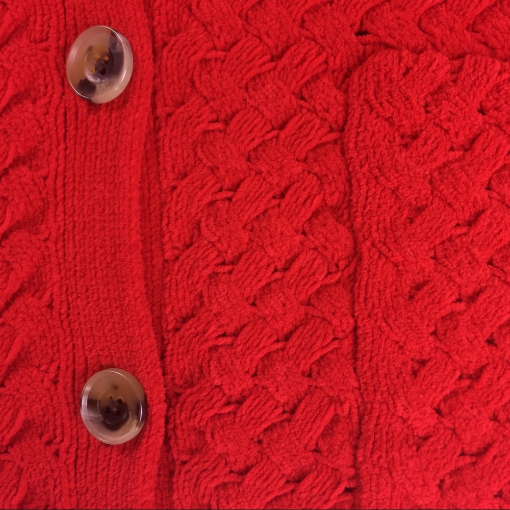J. Jill Chenille Basket Weave Cardigan - Picture 8 of 8